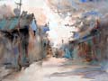 HuTong in Fog